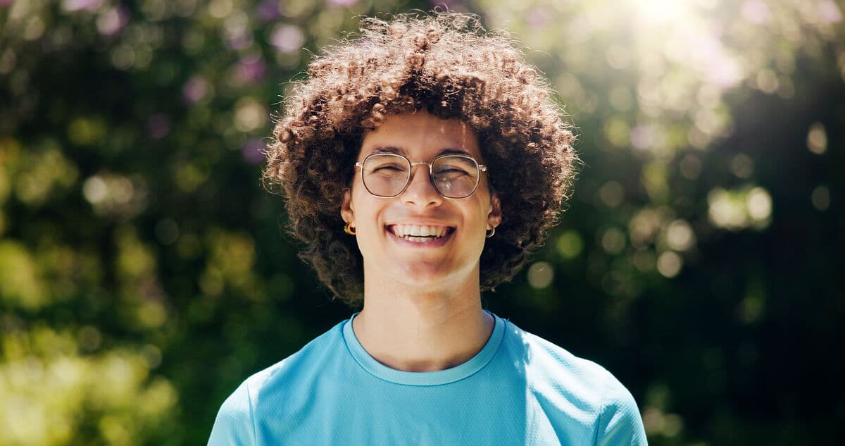 Individual volunteer working on a device